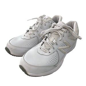 New Balance 411 Lace Up Athletic Shoe Size 7 White Cush Comfy Walking Athleisure